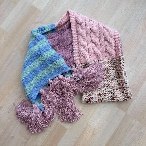 New Free People Nova Strip Tassel Scarf - Picture 4 of 4